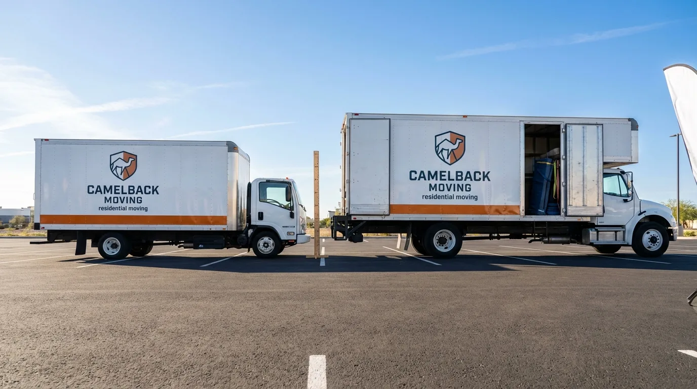 Moving truck size capacity guide in New Lexington